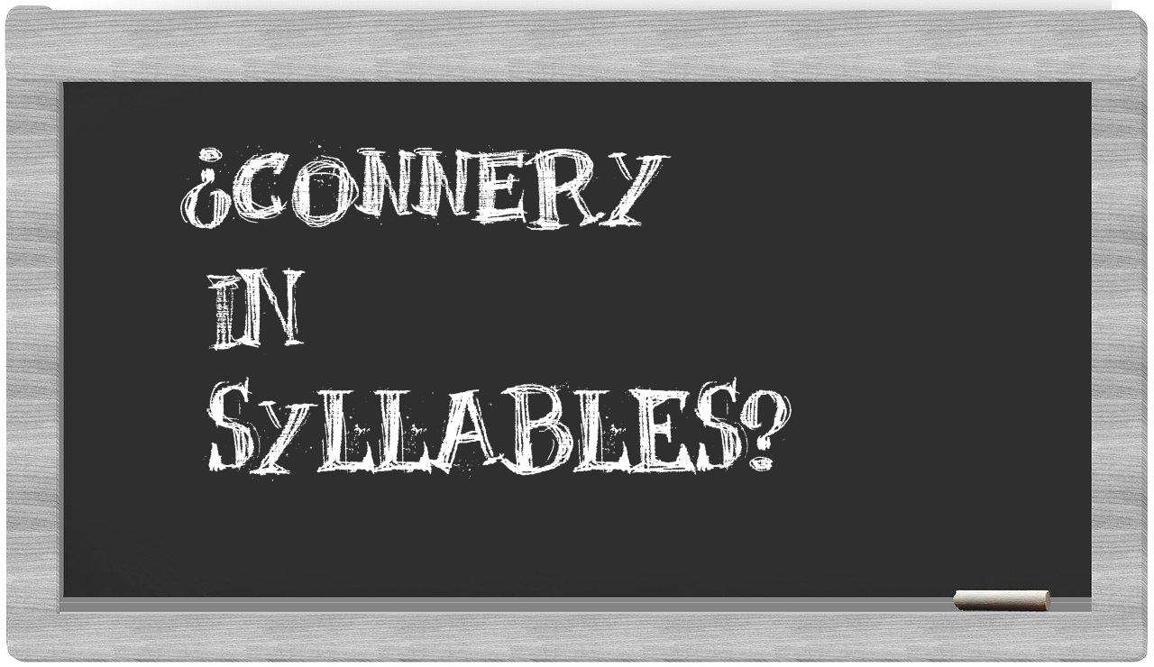 Connery in syllables