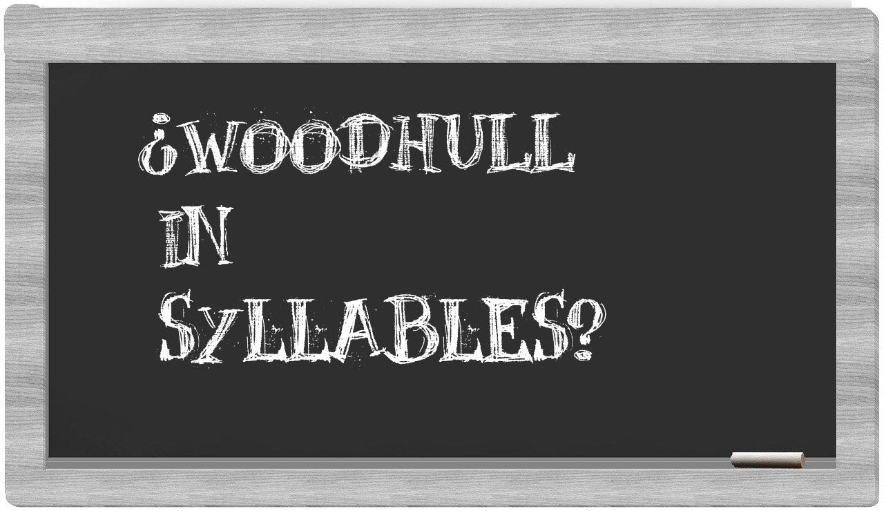 Woodhull in syllables