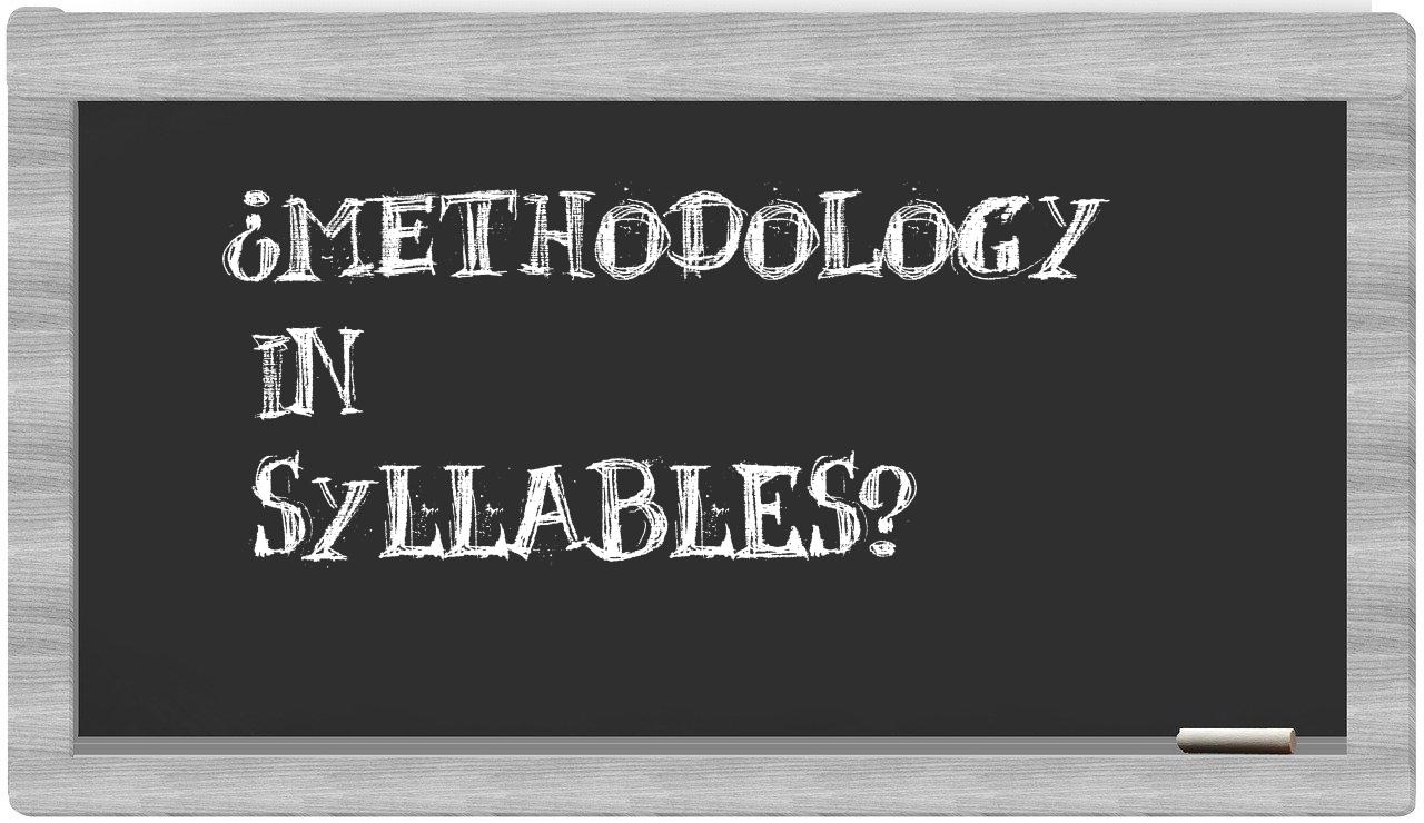 methodology in syllables