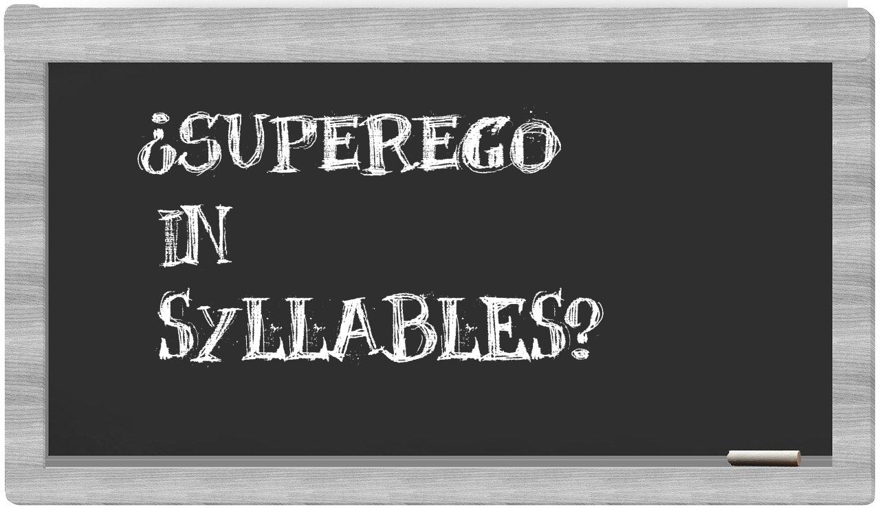 superego in syllables