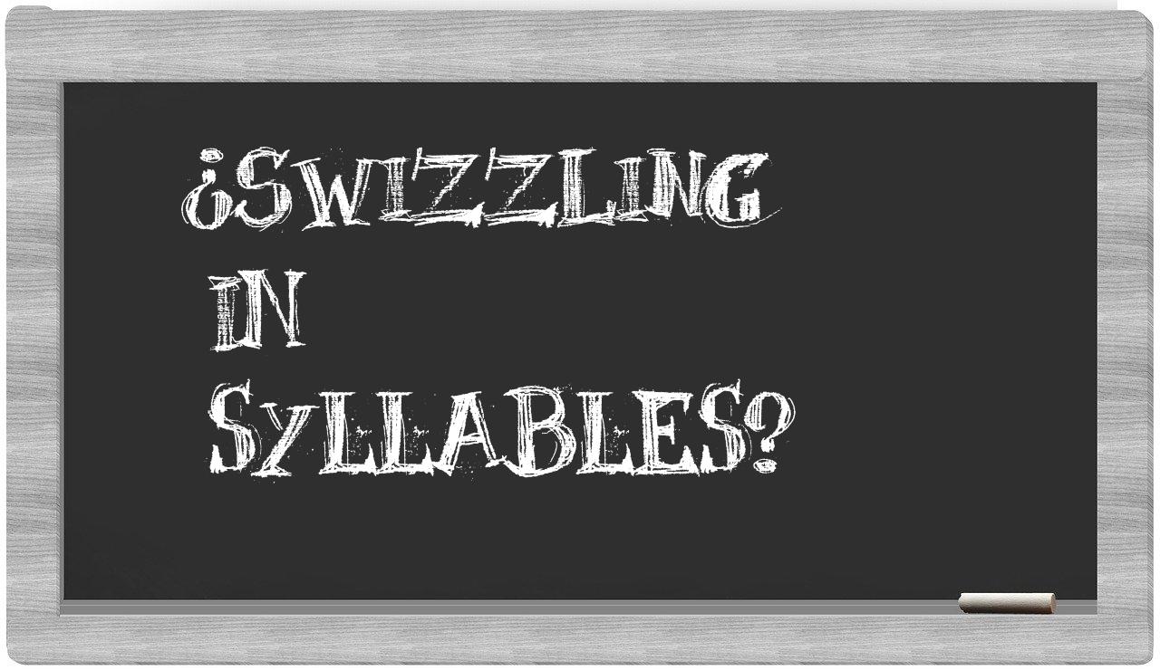 swizzling in syllables